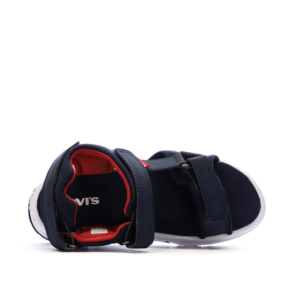Sandales Marine Garçon Levi's Coronado vue 4