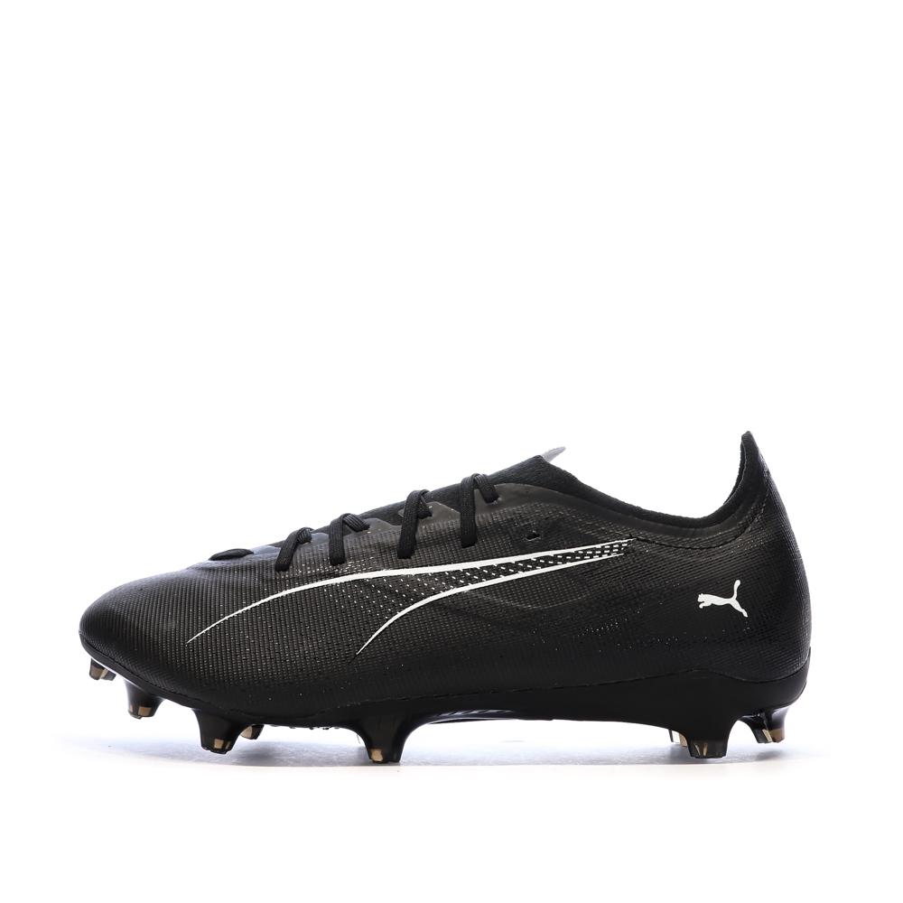 Chaussures de Foot Noires Homme Puma Ultra 5 Match FG/AG pas cher