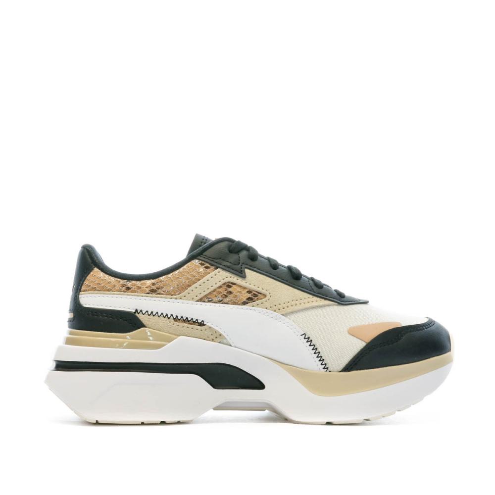 Baskets Blanches/Noires Femme Puma Kosmo Rider vue 2