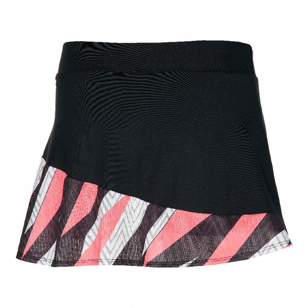 Jupe de Tennis Noire/Rose Femme Mizuno Flying Skirt vue 2