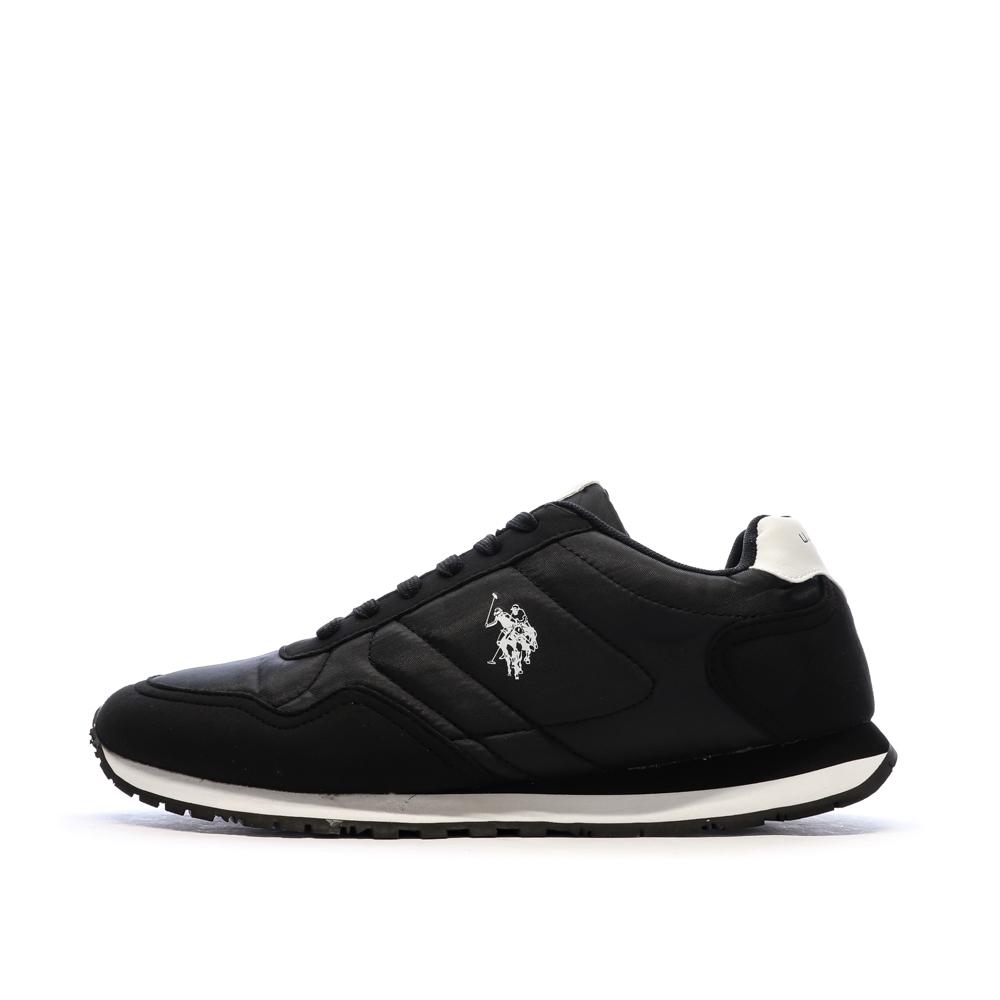 Baskets Noires Homme US Polo ASSN Sneakers pas cher