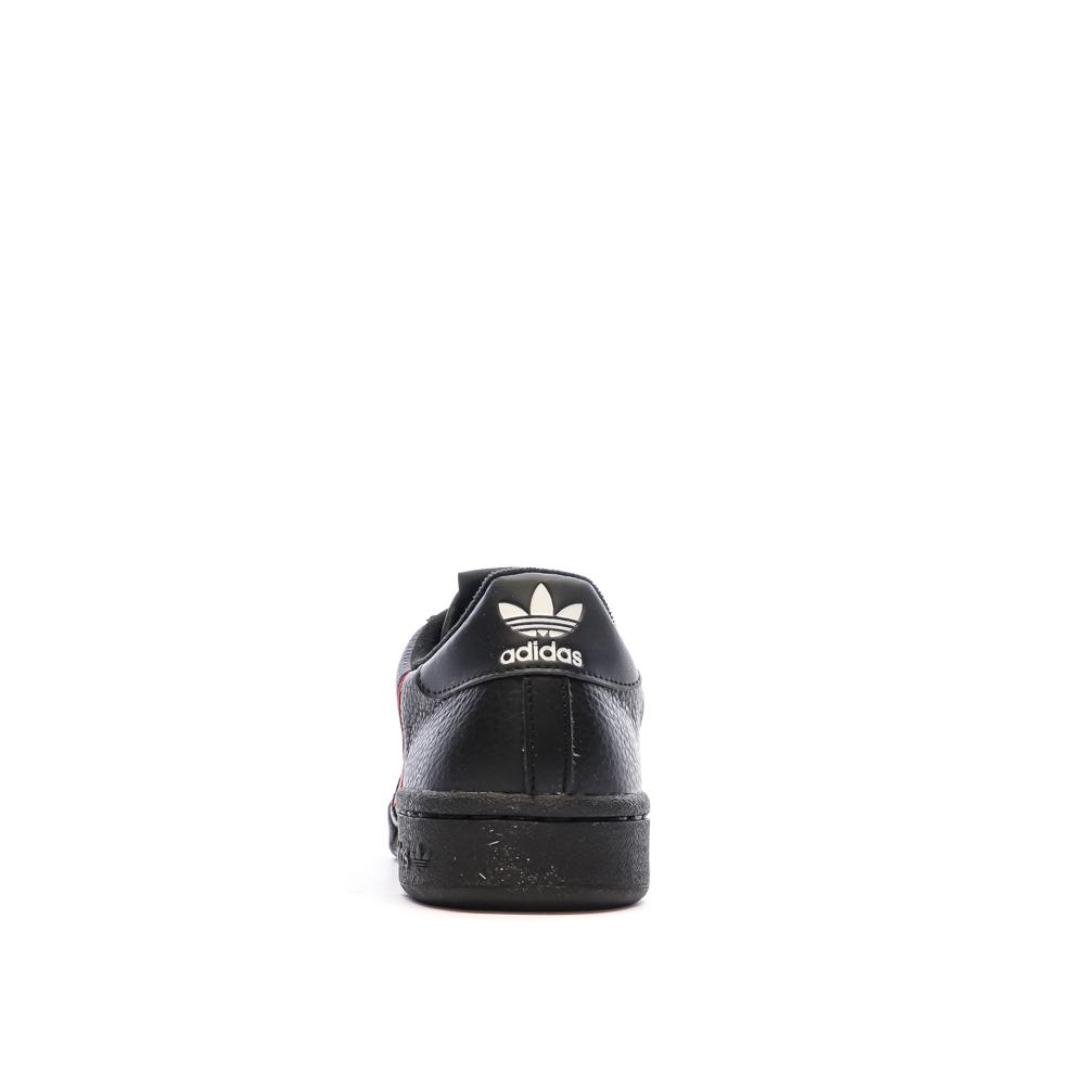 Baskets Noir/Rouge Homme Adidas Continental 80 vue 3