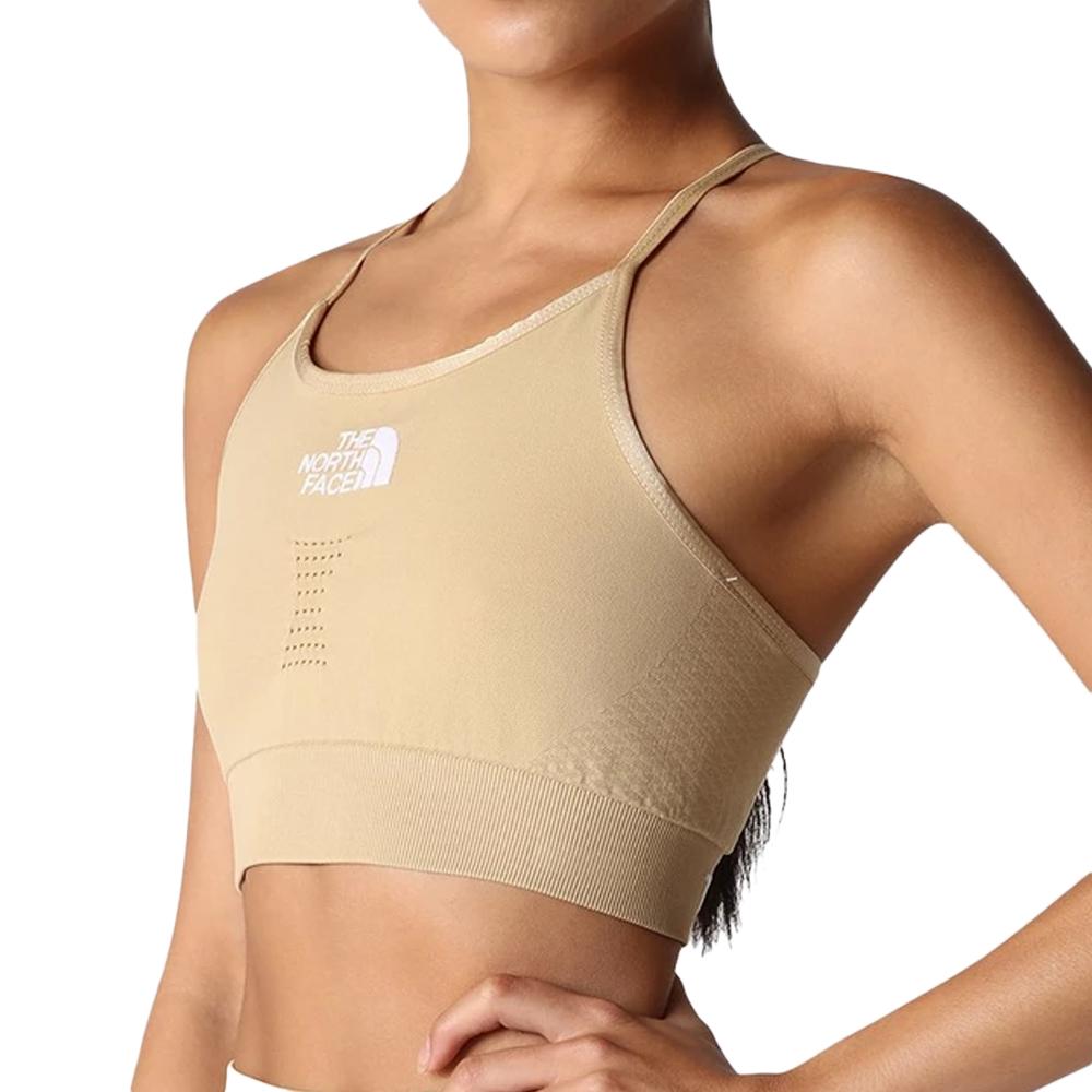 Brassière Beige Femme The North Face Seaml pas cher