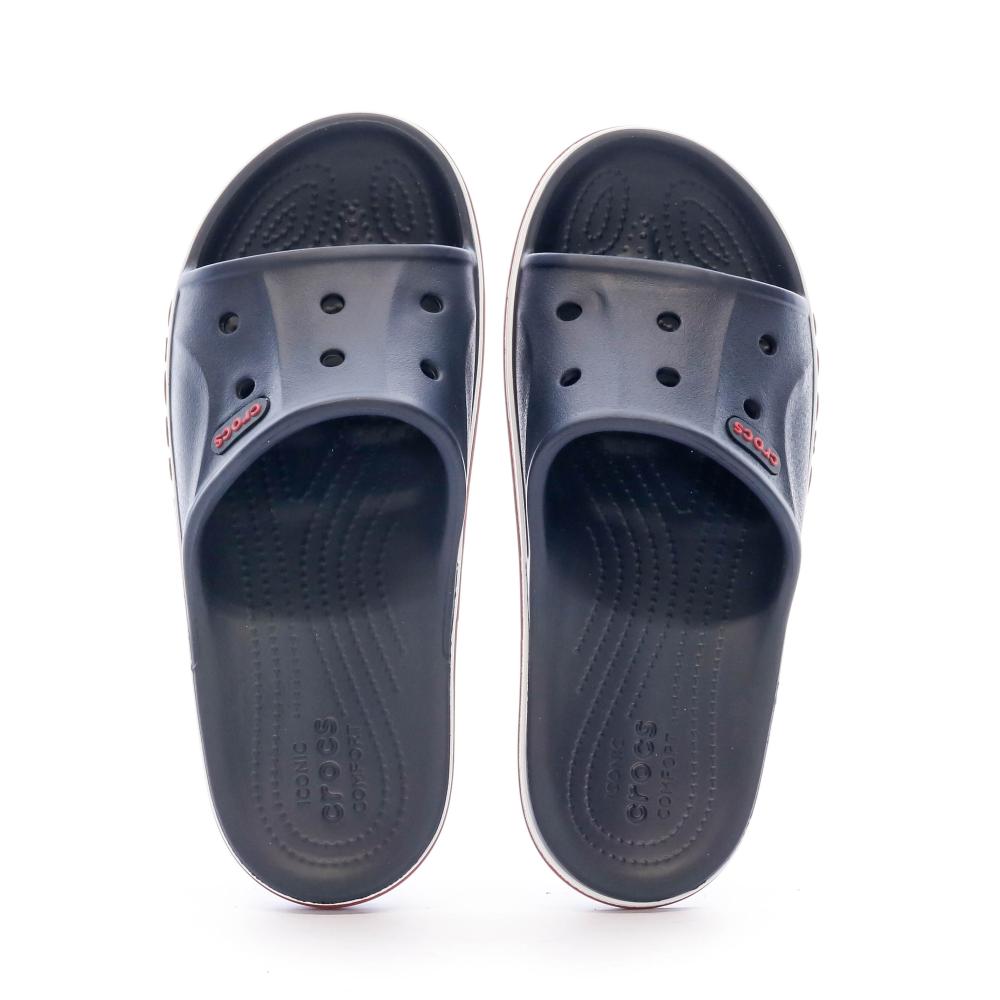 Claquettes Crocs Marines Mixte Bayaband Slide vue 3