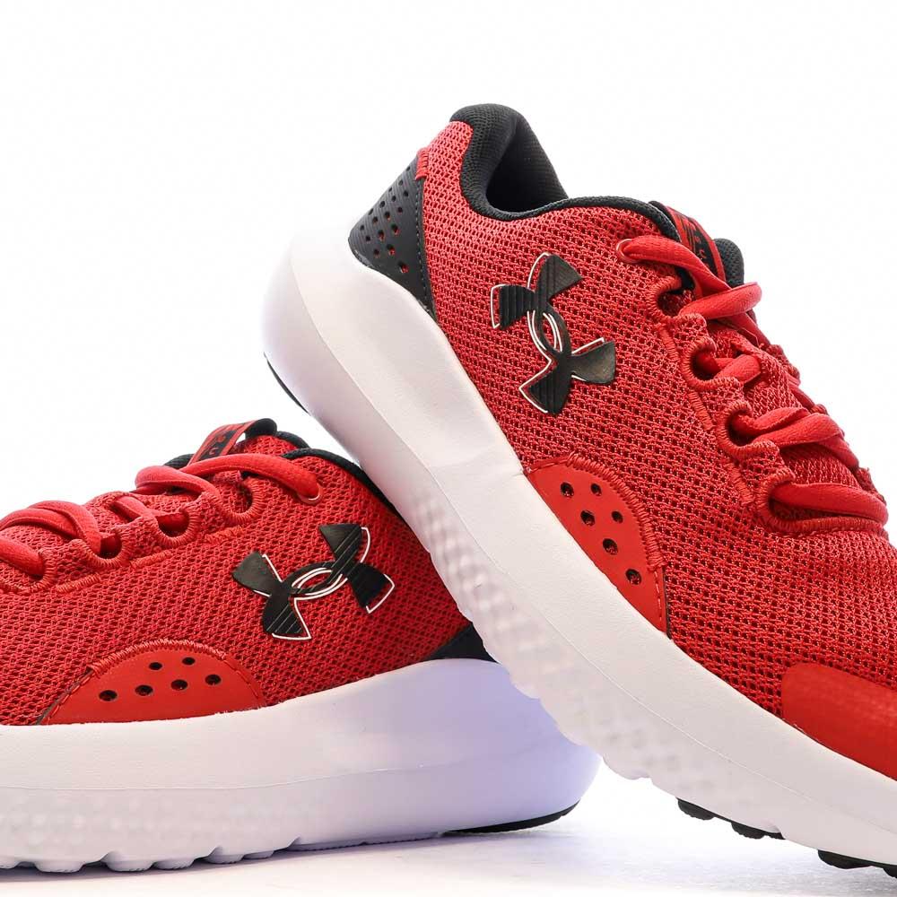 Baskets Rouge Garçon Under Armour Surge 4 vue 7