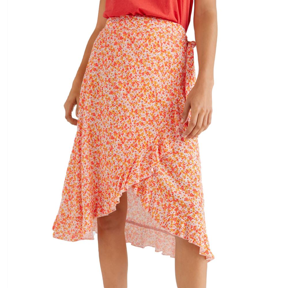 Jupe Rouge/Orange Femme O'Neill Wrap pas cher