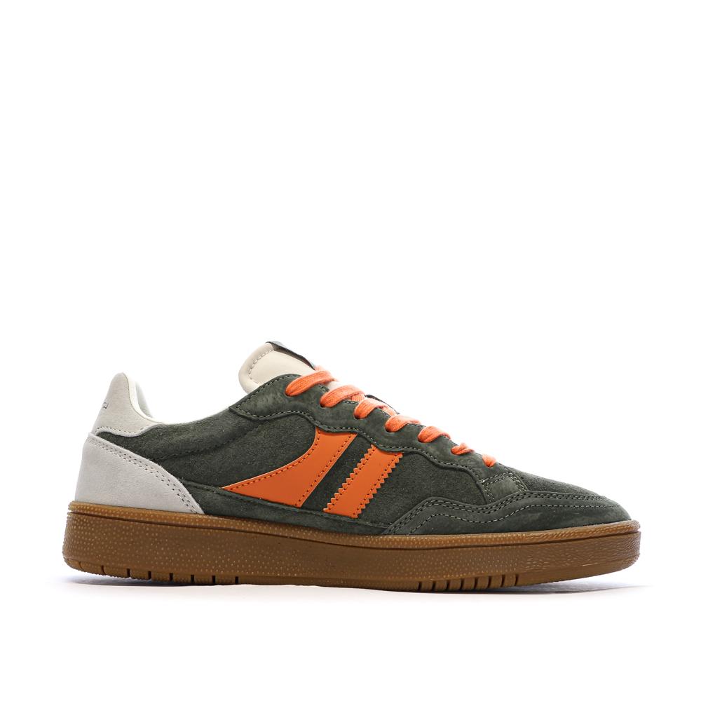 Baskets Kaki/Orange Homme Teddy Smith 120310 vue 2