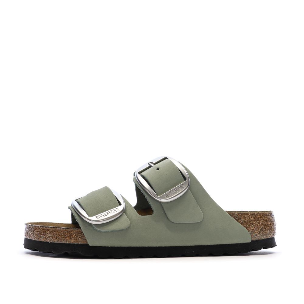 Sandales Vertes Mixte Birkenstock Arizona pas cher