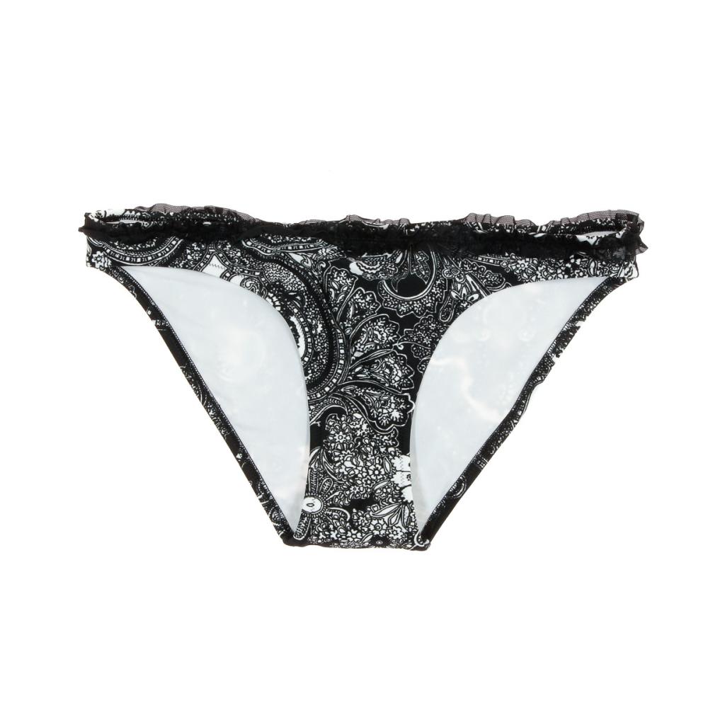 Bas de Bikini Noir/Dentelle Femme Nana Cara Camélia pas cher