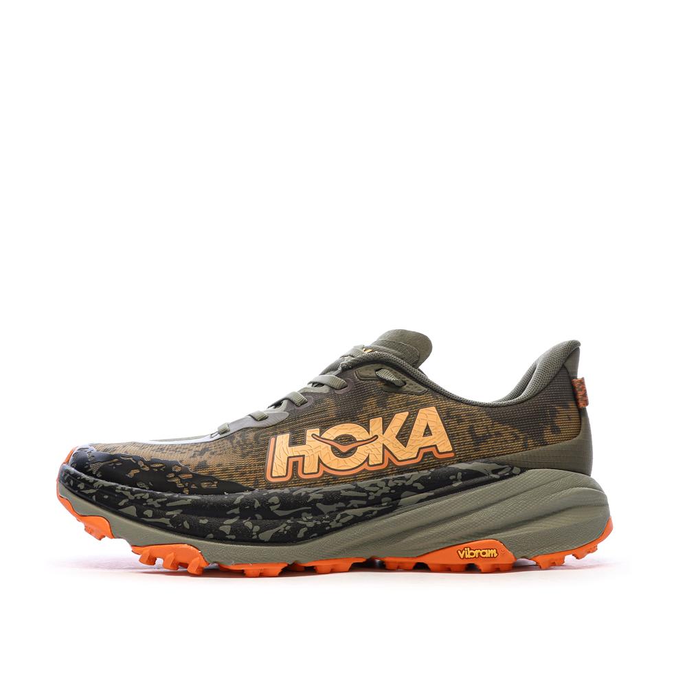 Chaussures de trail Kaki Homme Hoka Speedgoat pas cher
