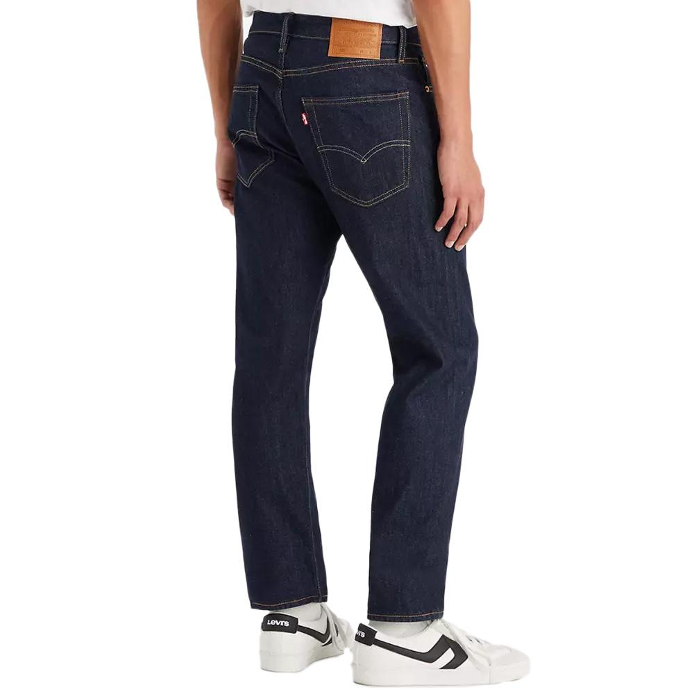Jean 512 Bleu Foncé Brut Homme Levi's Slim Taper Dark Indigo 29507 vue 2