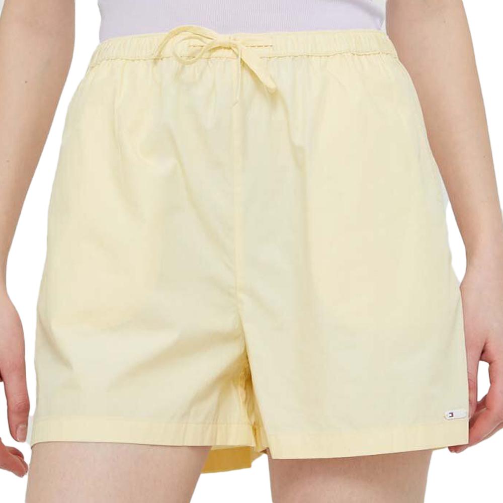 Short Jaune Femme Tommy Hilfiger DW0DW17778 pas cher