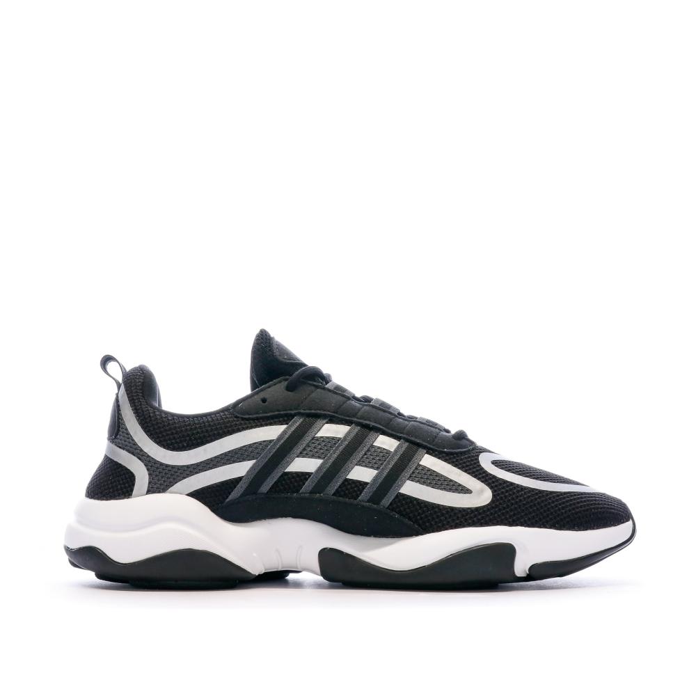 Baskets Noir Homme Adidas Haiwee vue 2