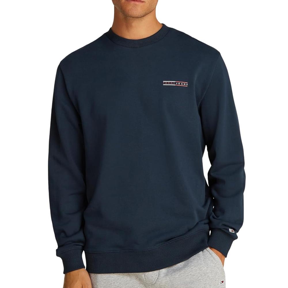 Sweat Marine Homme Tommy Hilfiger Entry Graphi pas cher