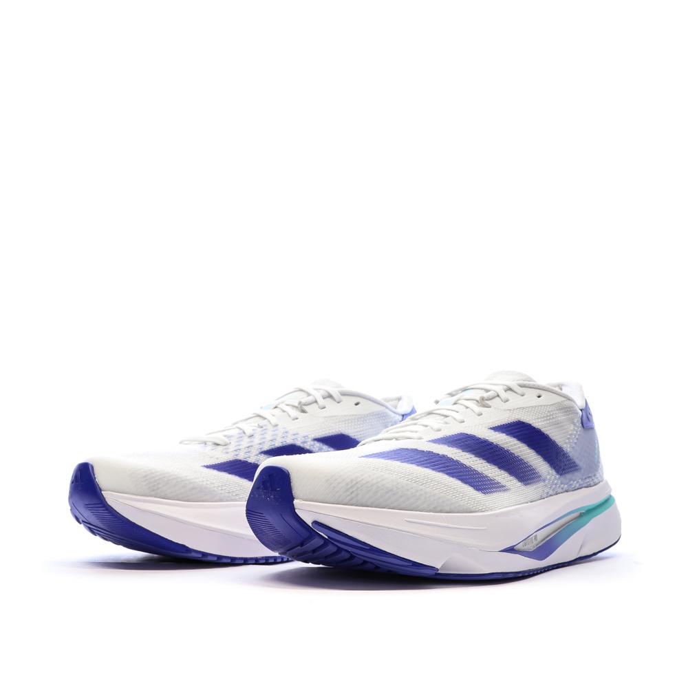 Chaussures de running Bleu/Blanc Homme Adidas Adizero Sl2 vue 6