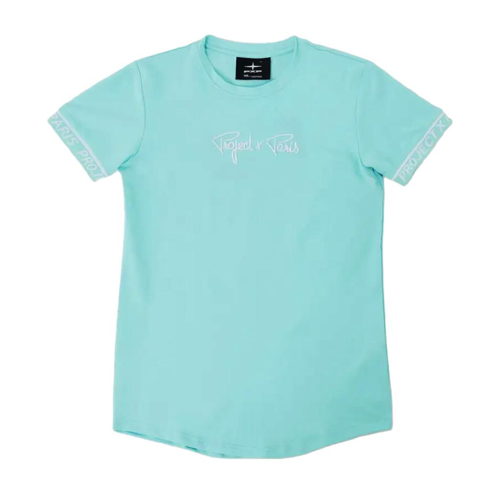 T-Shirt Turquoise Garçon Project X Paris J2310022 pas cher