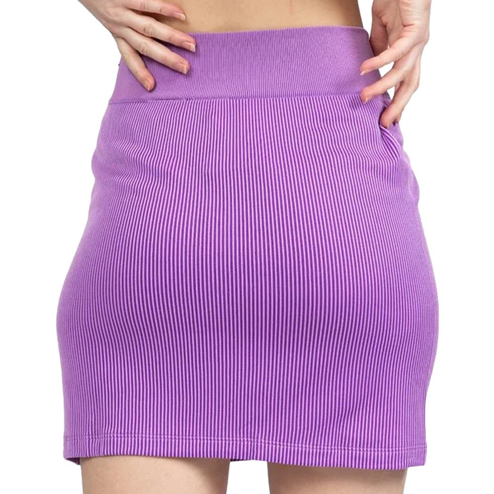 Jupe Violette Femme Nike Air Skirt Rib vue 2