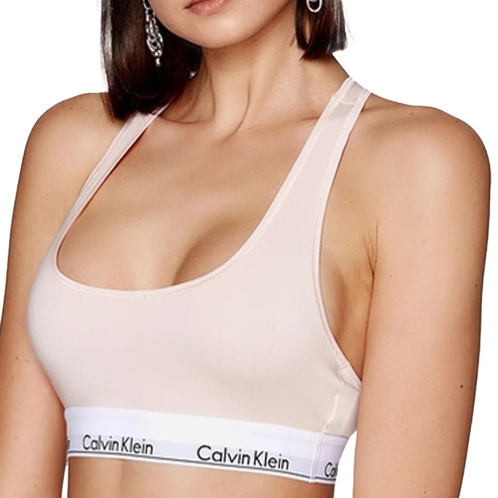 Brassière Rose Femme Calvin Klein Jeans Unlined pas cher