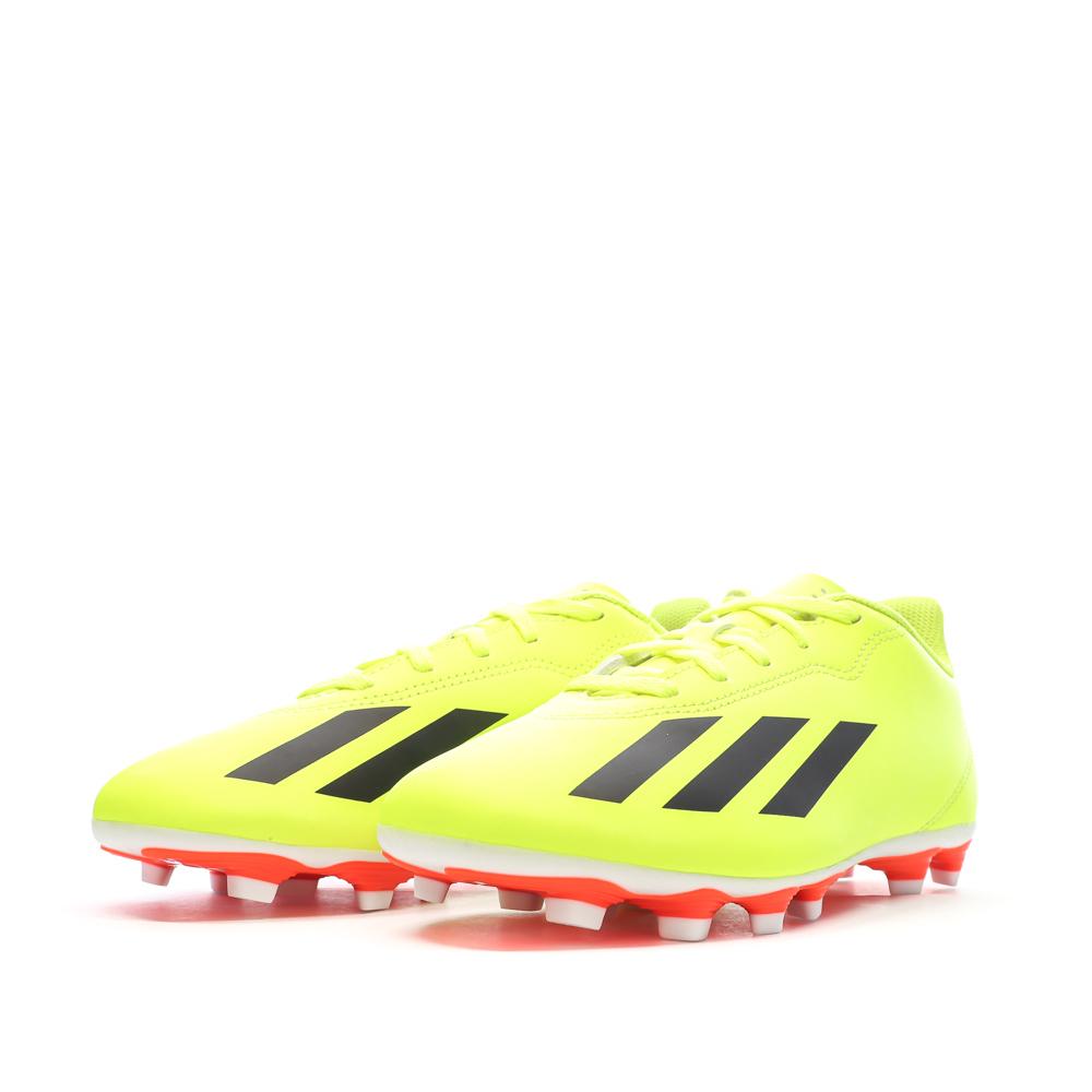 Chaussures de Foot Jaunes Junior Adidas X Crazyfast FxG vue 6