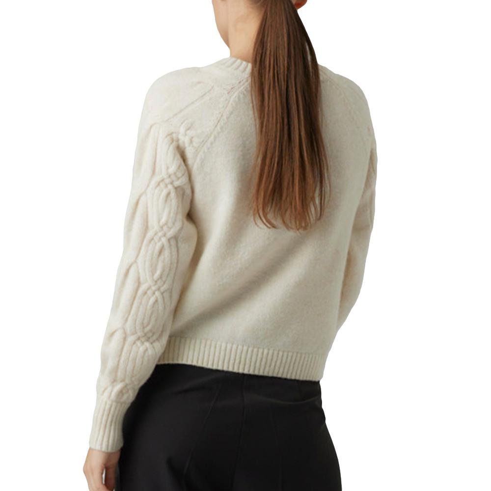 Pull Ecru Femme Vero Moda Vigga vue 2