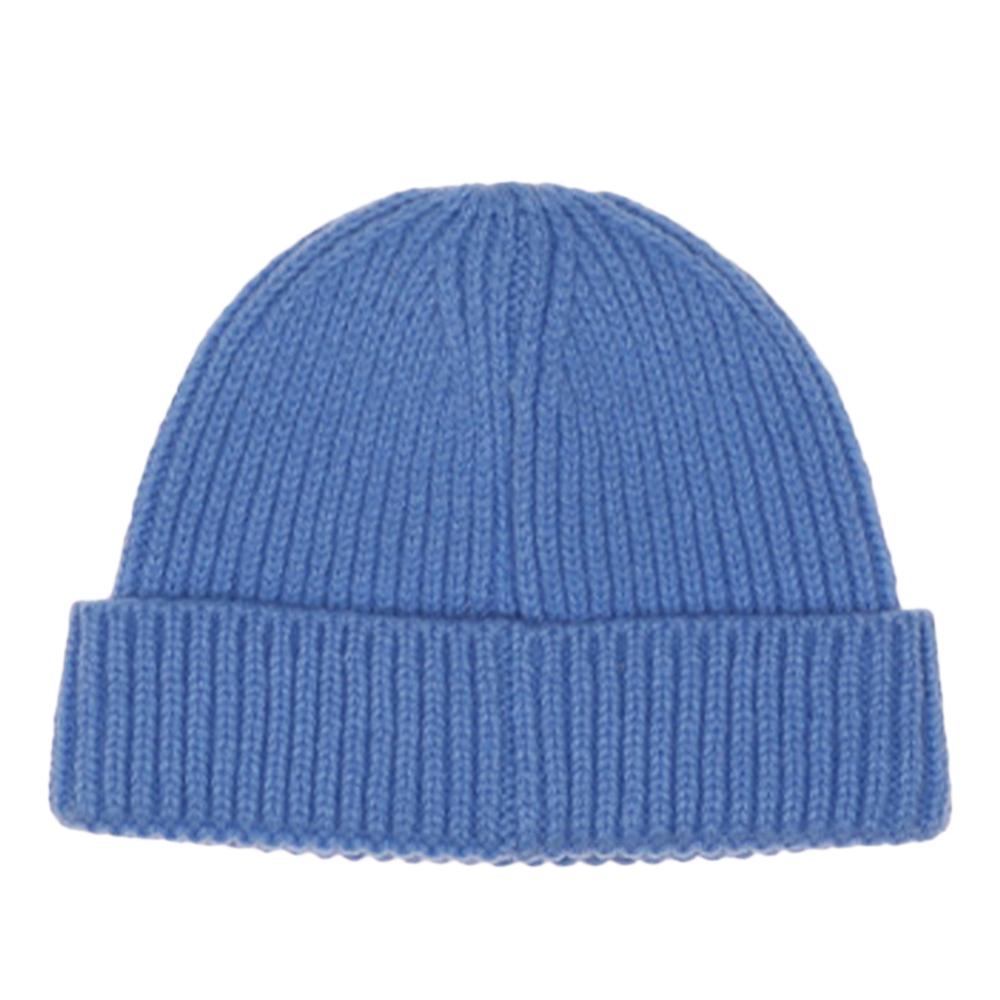 Bonnet Bleu Bébé The North Face Box Logo vue 2