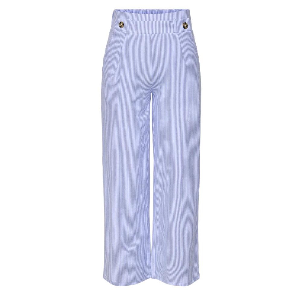 Pantalon Fluide Bleu/Blanc Femme JDY Nelli vue 3
