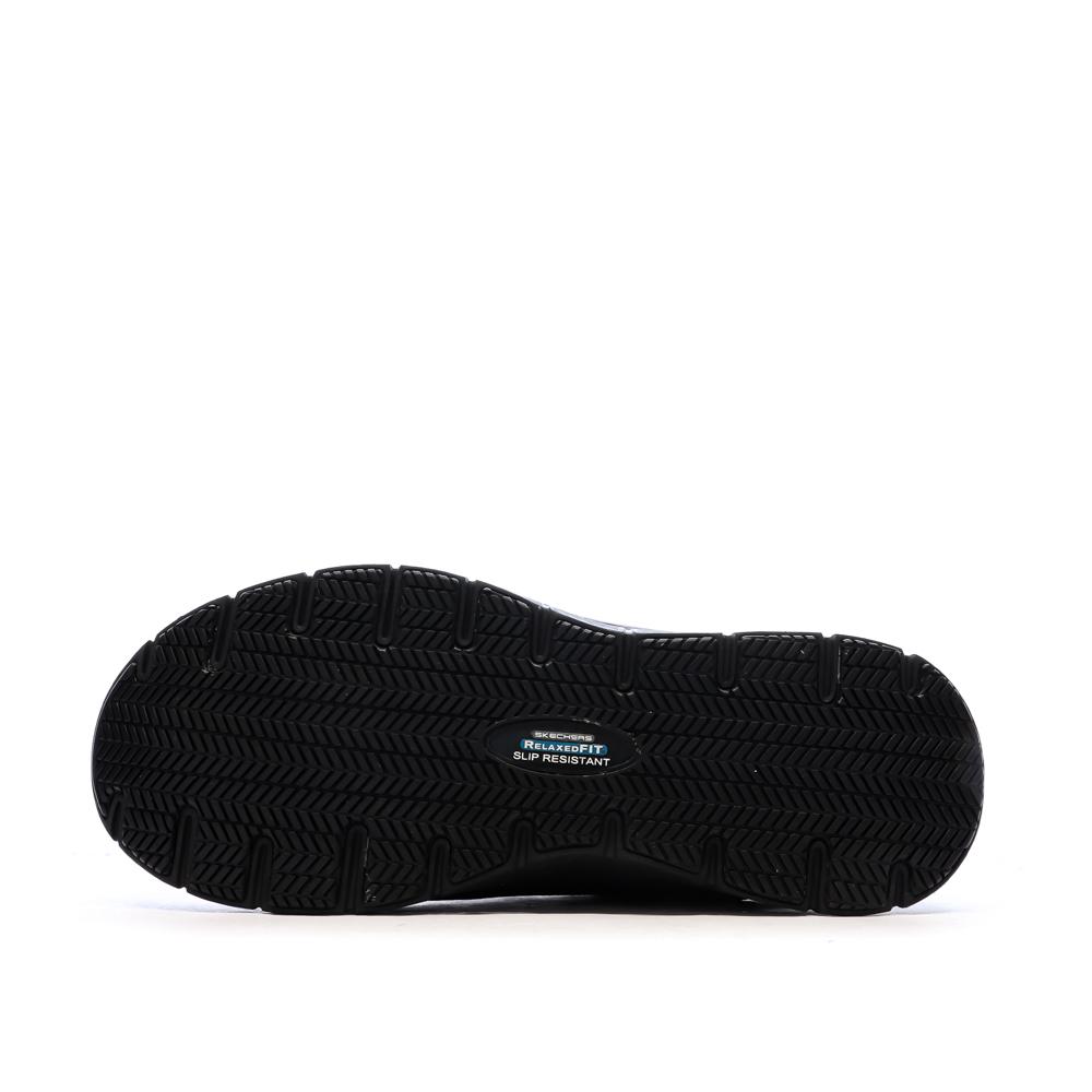 Baskets Noires Homme Skechers Flex Advantage vue 5