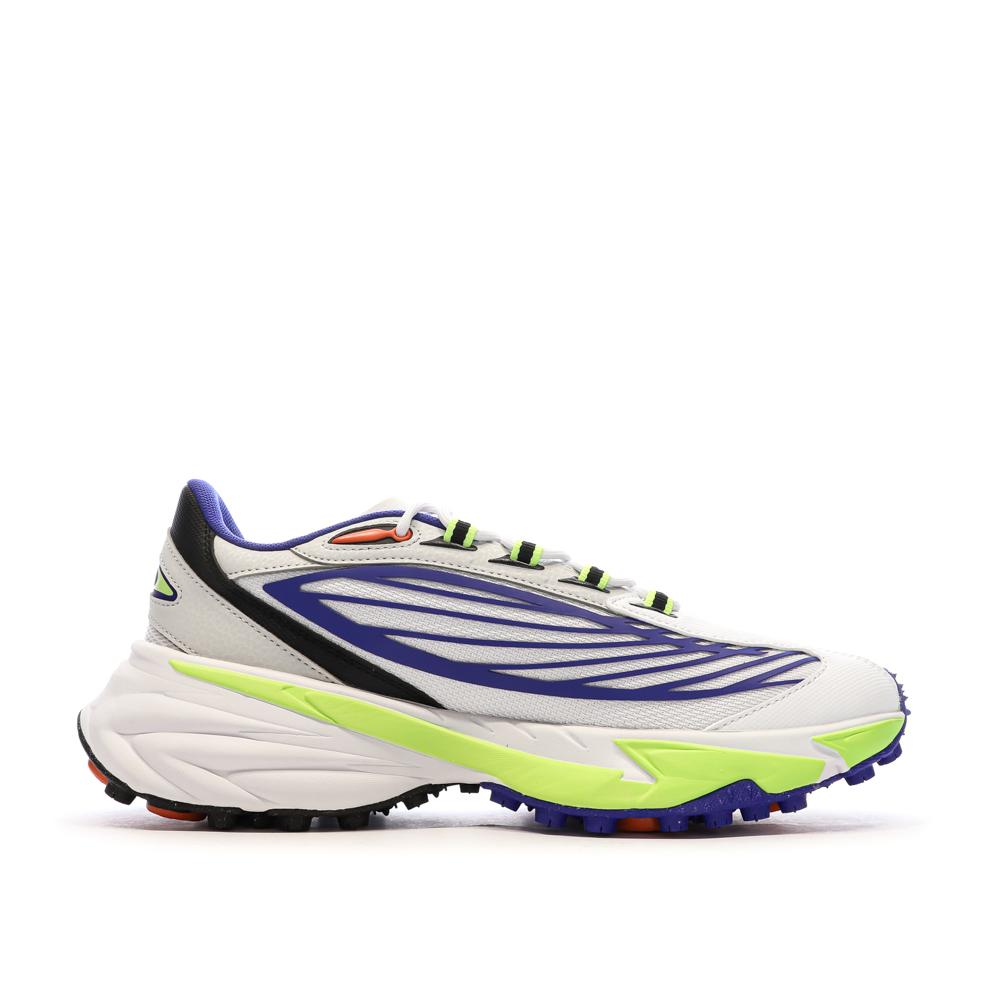 Baskets Blanches/Bleu/Orange Homme Puma Spirex vue 2