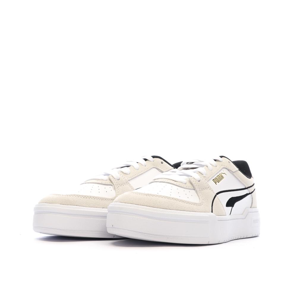 Baskets Blanc/Beige/Noir Femme Puma Pro Tweak vue 6
