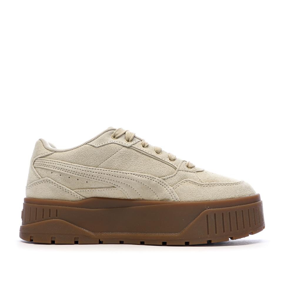 Baskets Beiges Femme Puma Karmen1 vue 2