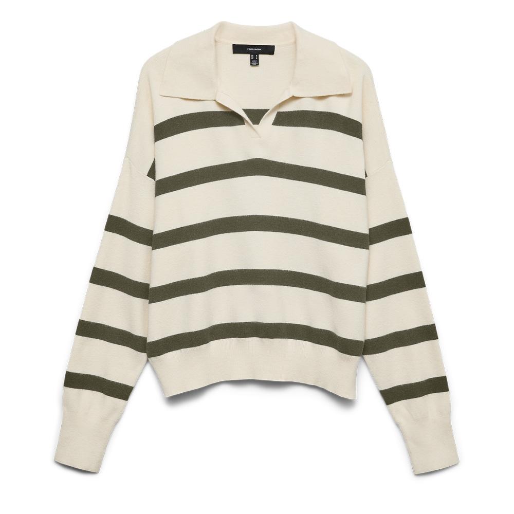 Pull Beige/Kaki Femme Vero Moda Maria pas cher