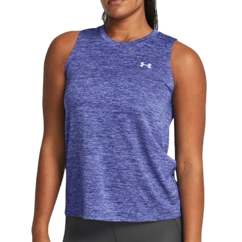 Débardeur Bleu Femme Under Armour 1383656 pas cher
