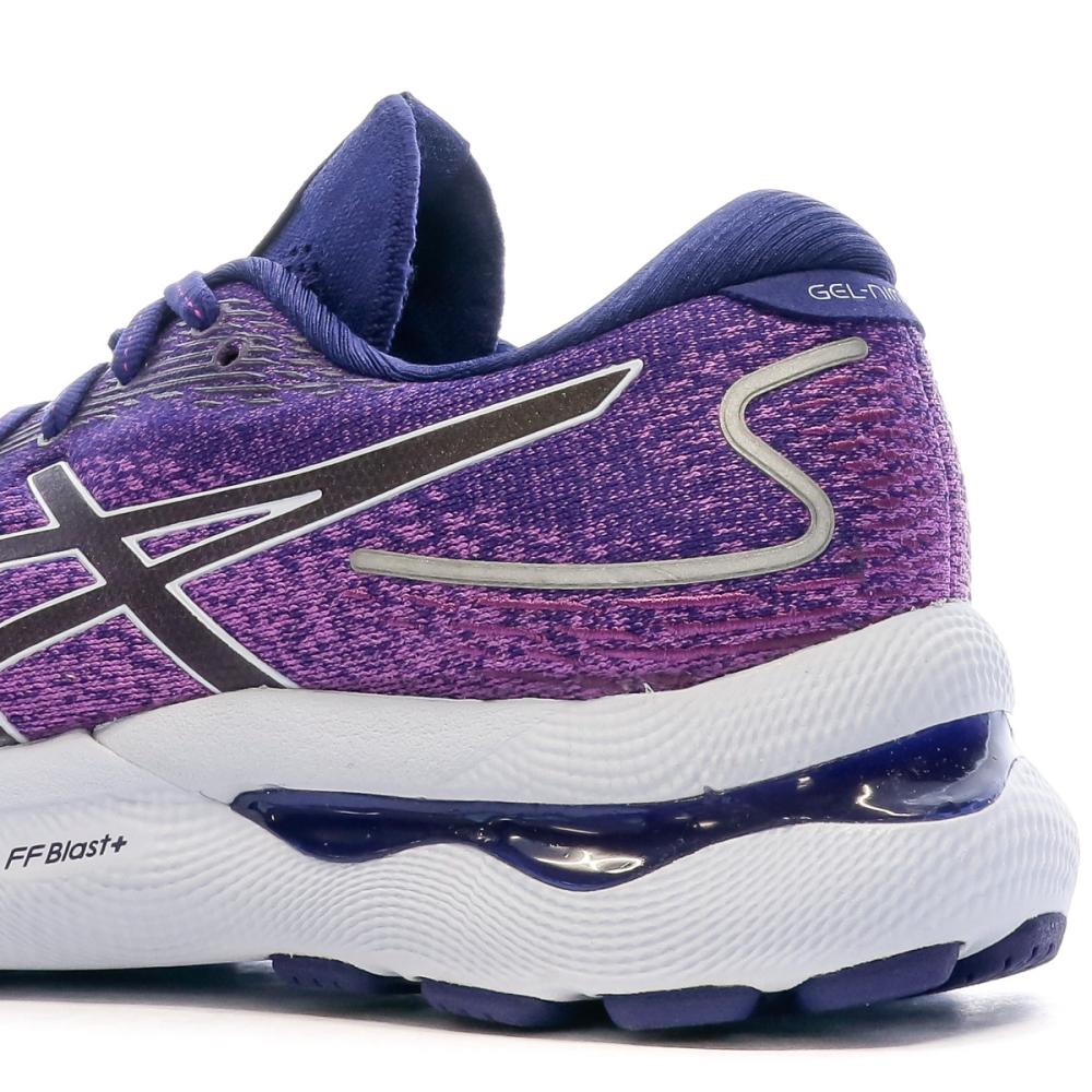 Chaussures De Running Violette Femme Asics Gel Nimbus 24 vue 7