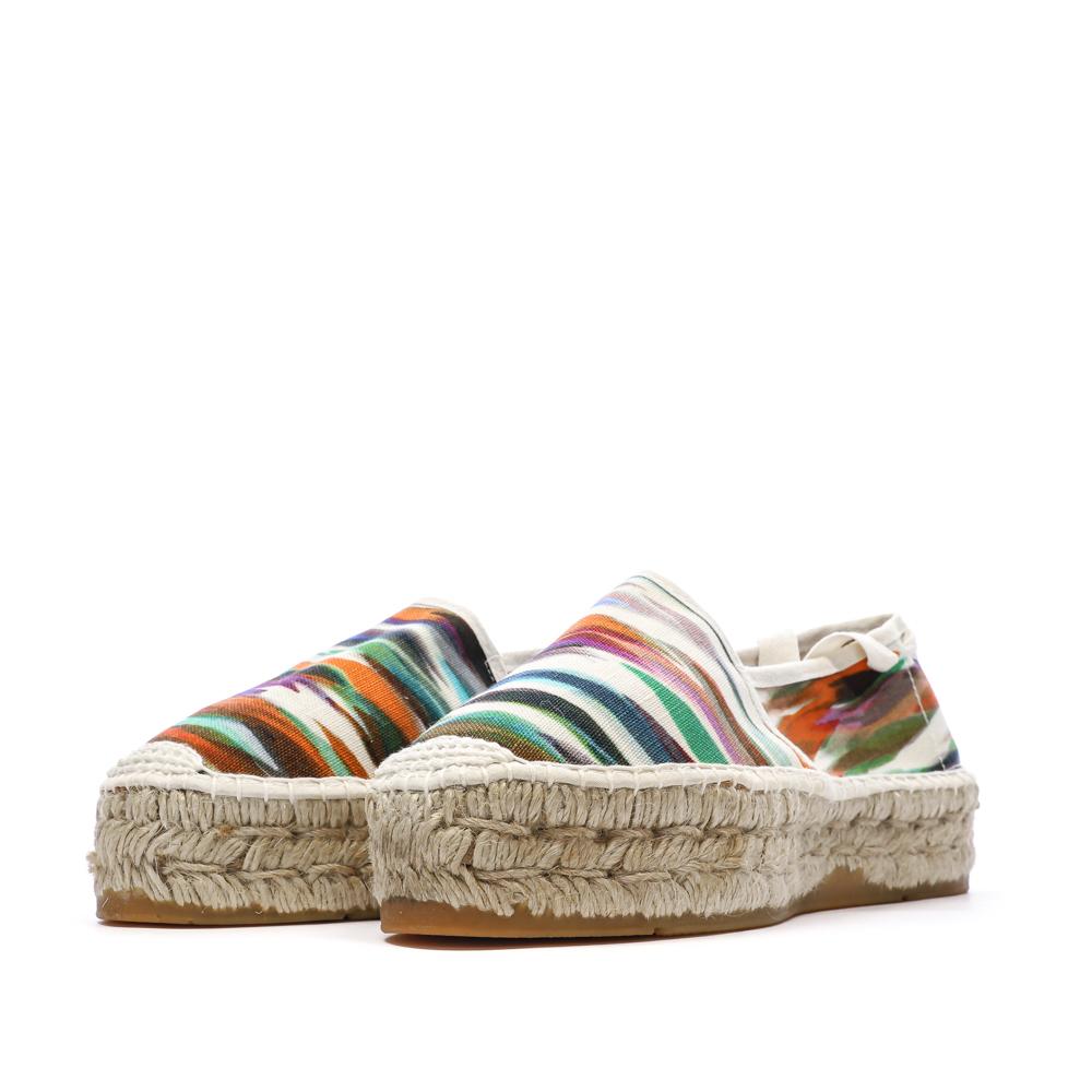 Women’s White/Green Espadrilles by Pare Gabia La FÉe Photo of the Espace des Marques %store% store - view of %key%
