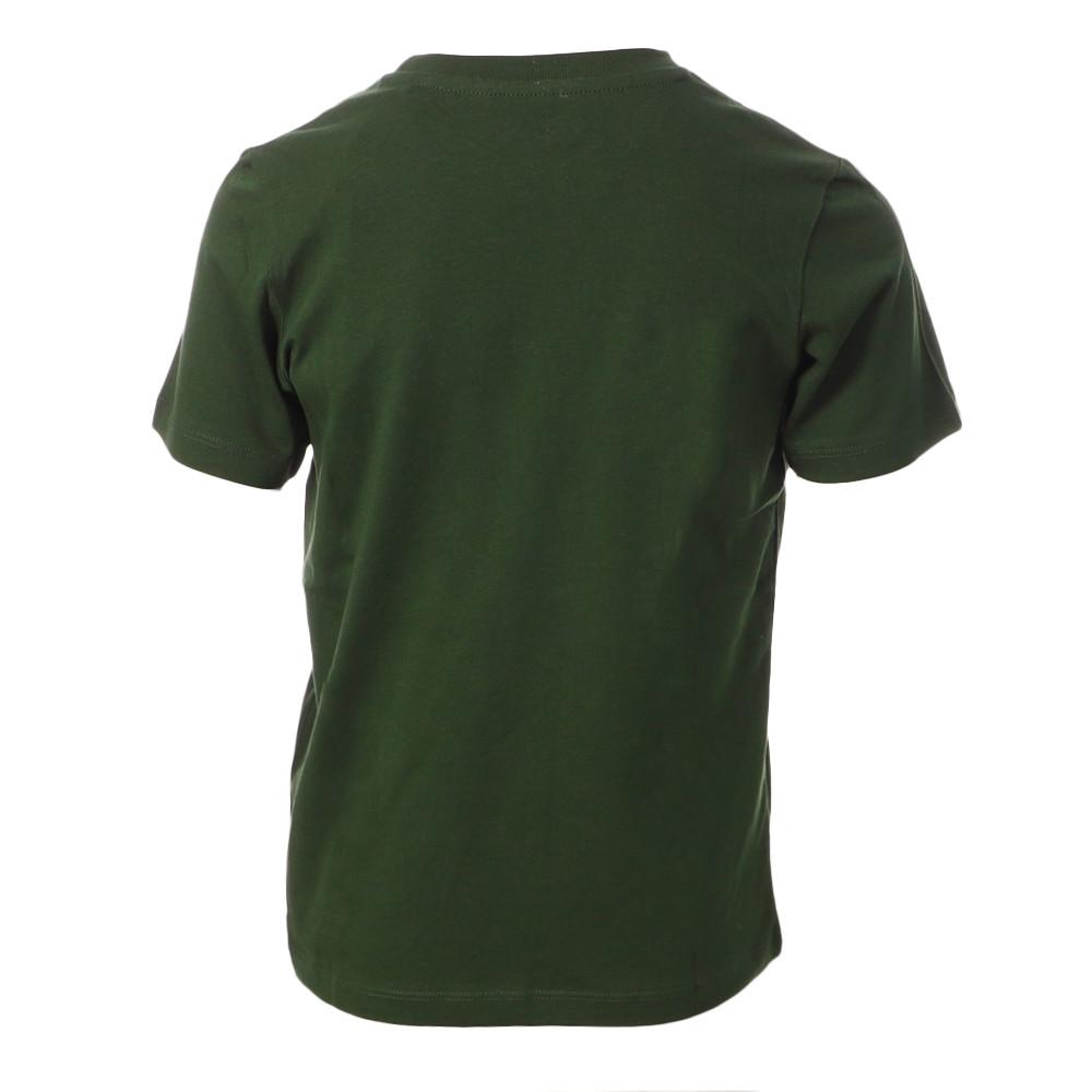 T-shirt Kaki Garçon Jack & Jones Logo Tee 12152730 vue 2