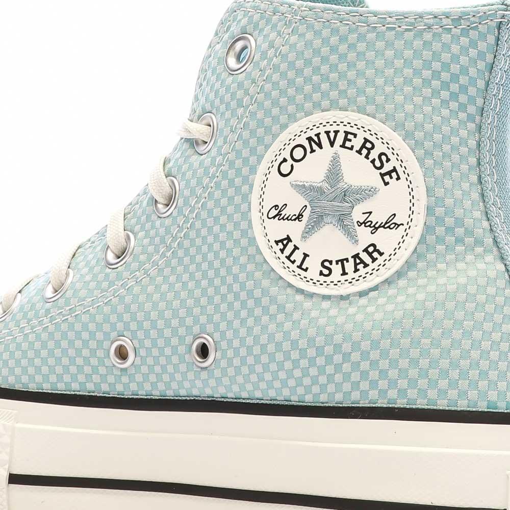 Baskets Turquoise Converse Femme Chuck Taylor All Star Lift Infinity vue 7