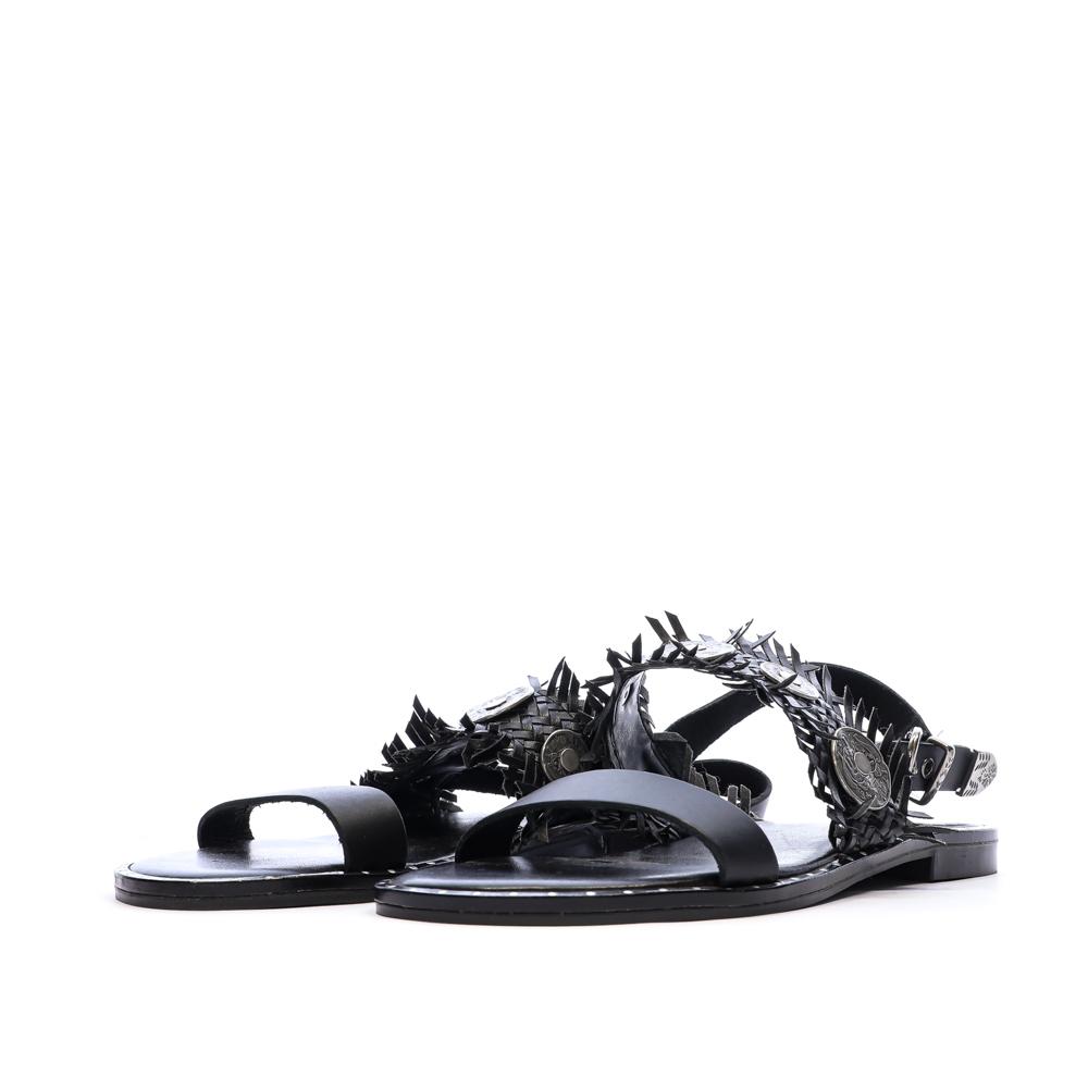 Sandalias negras para mujer Replay Nairobi Sandal ver 6