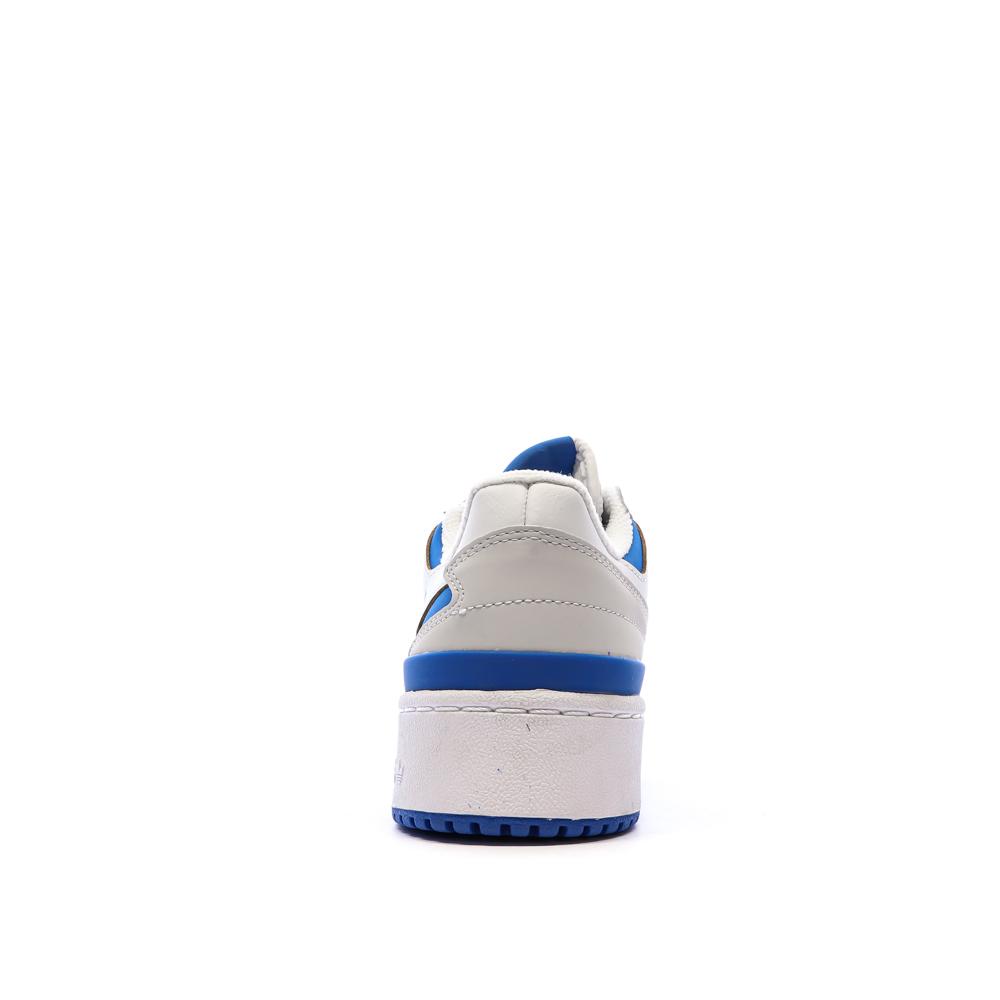 Baskets Blanc/Bleu Femme Adidas Forum Bold Stripes vue 3