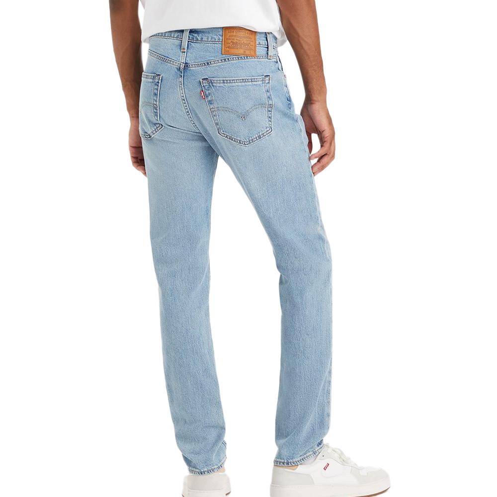 Jean 511 Bleu Clair Homme Levi's Slim Worn In vue 2