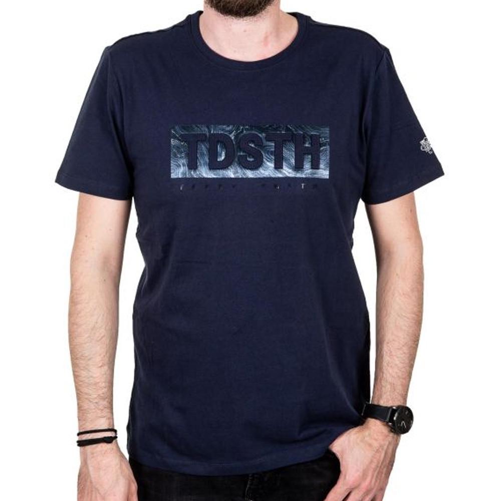 T-shirt Marine Homme Teddy Smith Max pas cher