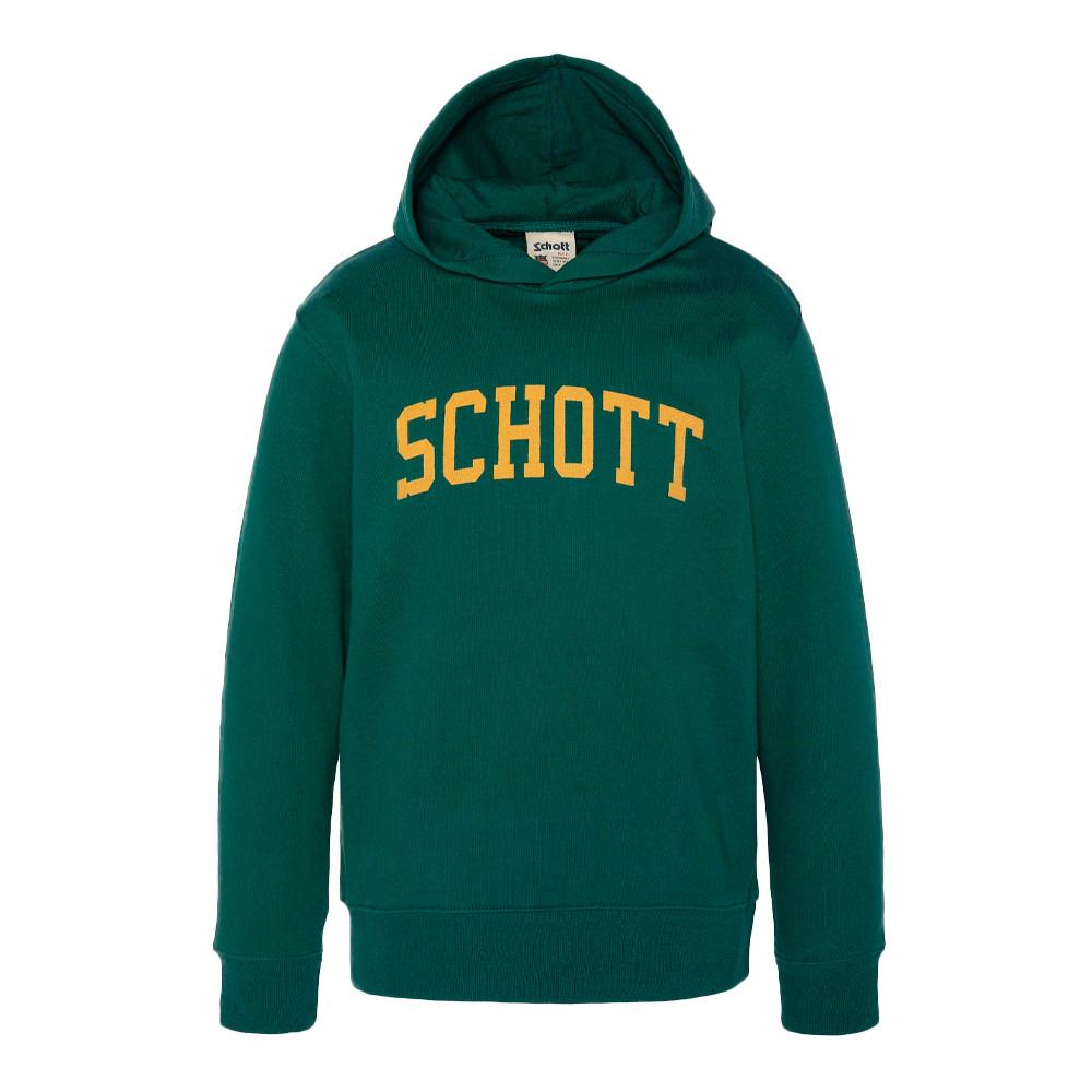 Sweat à capuche Vert Junior Schott Swh800 pas cher