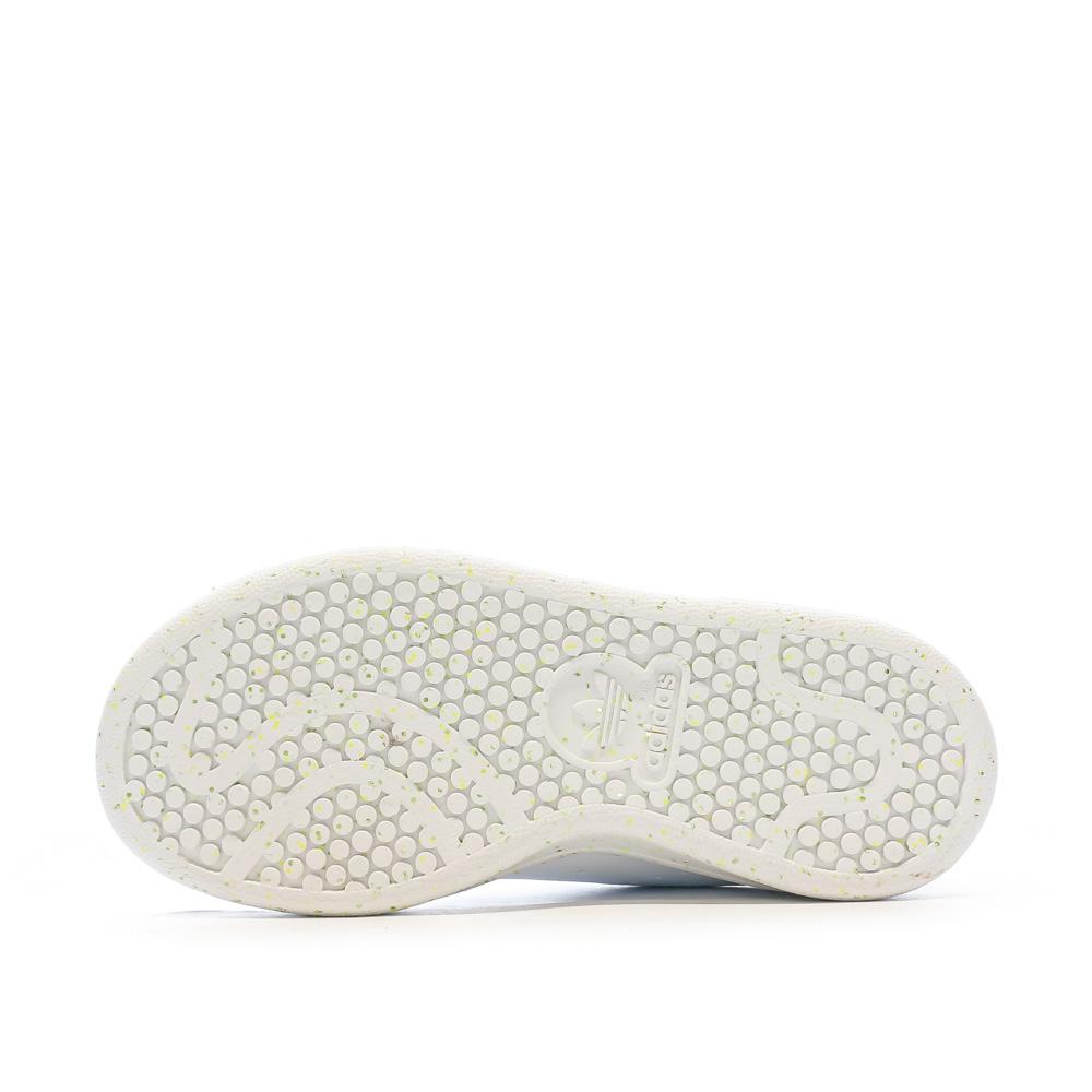 Baskets Blanches/Vertes Fille Adidas Stan Smith GW4537 vue 5