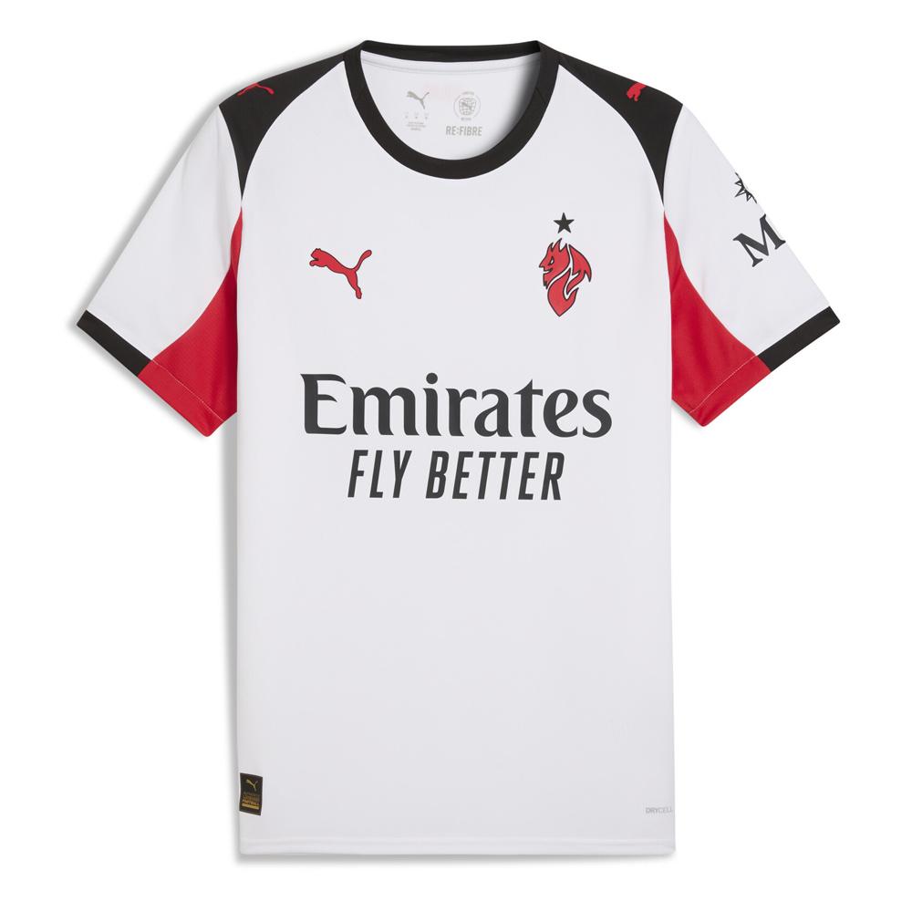ACM Milan Maillot de Football Blanc/Rouge/Noir Homme Puma 25/26 pas cher