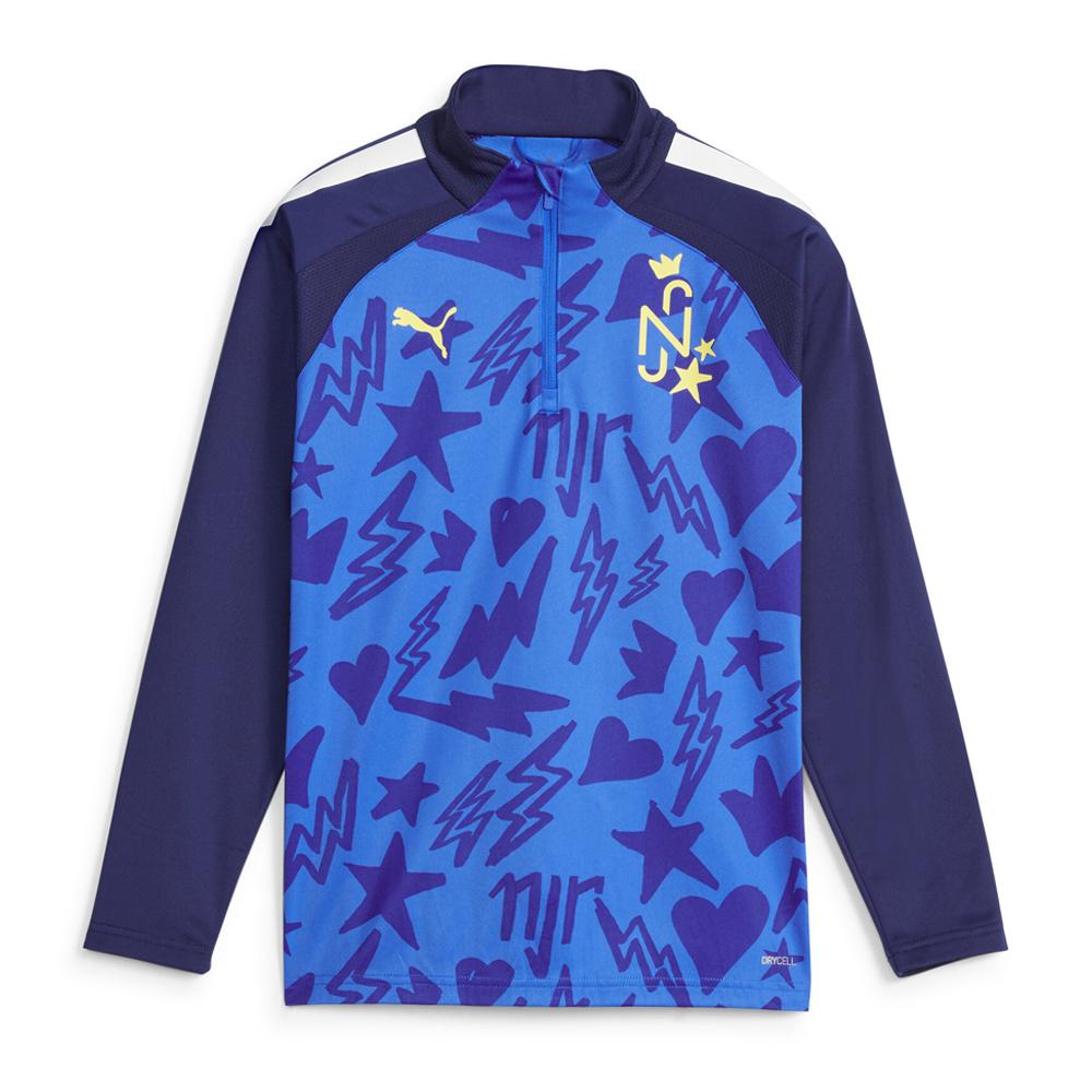 Sweat Training Bleu Junior Puma Neymar Jr pas cher