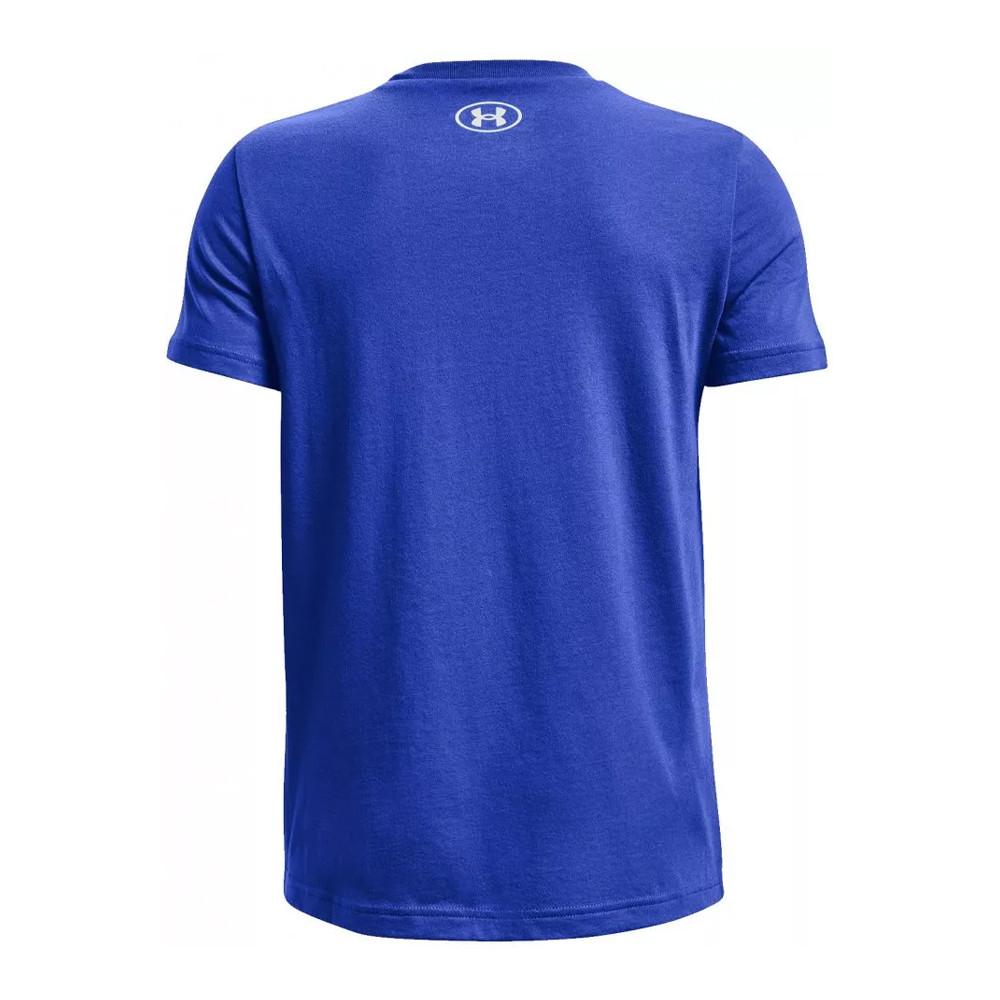 T-shirt Bleu Roi Garçon Under Armour Sportstyle Logo vue 2