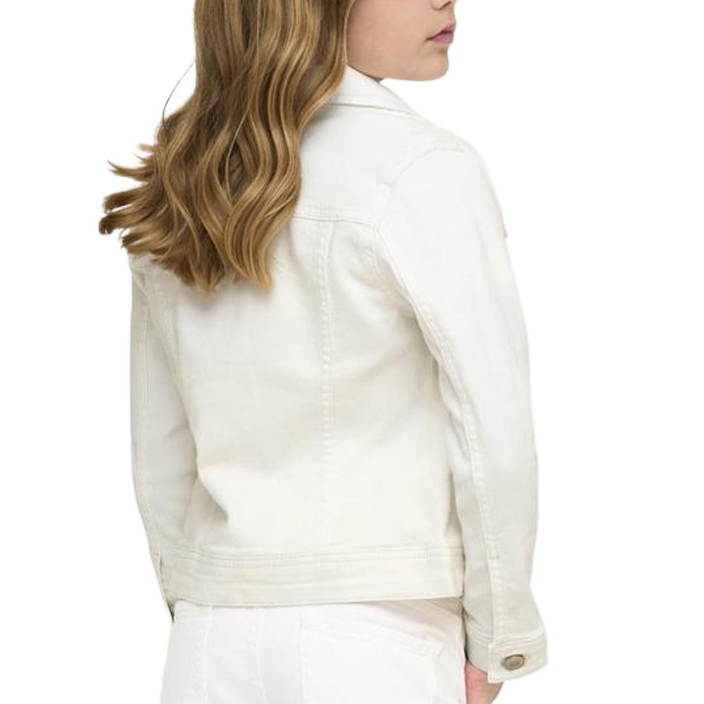 Veste Écru Fille Kids ONLY Kogsara vue 2