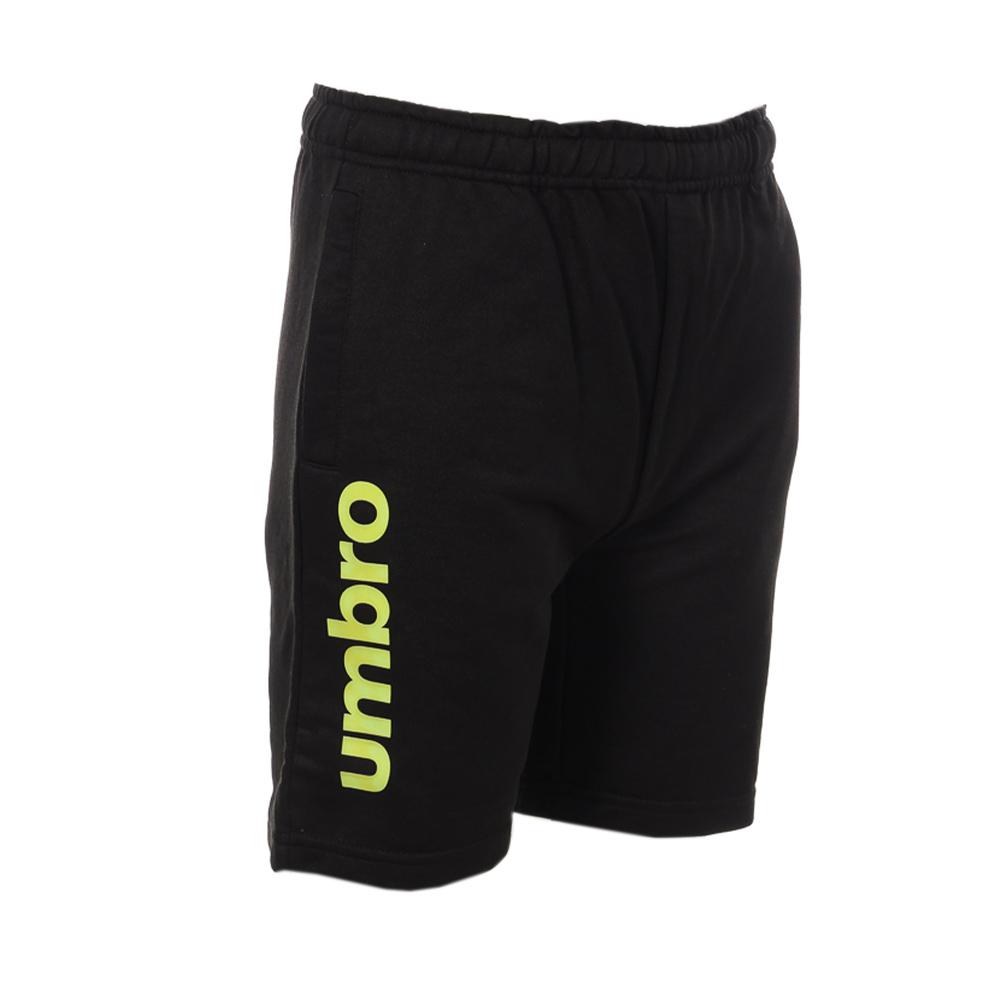 Short Noir/Vert Garçon Umbro Leis vue 2