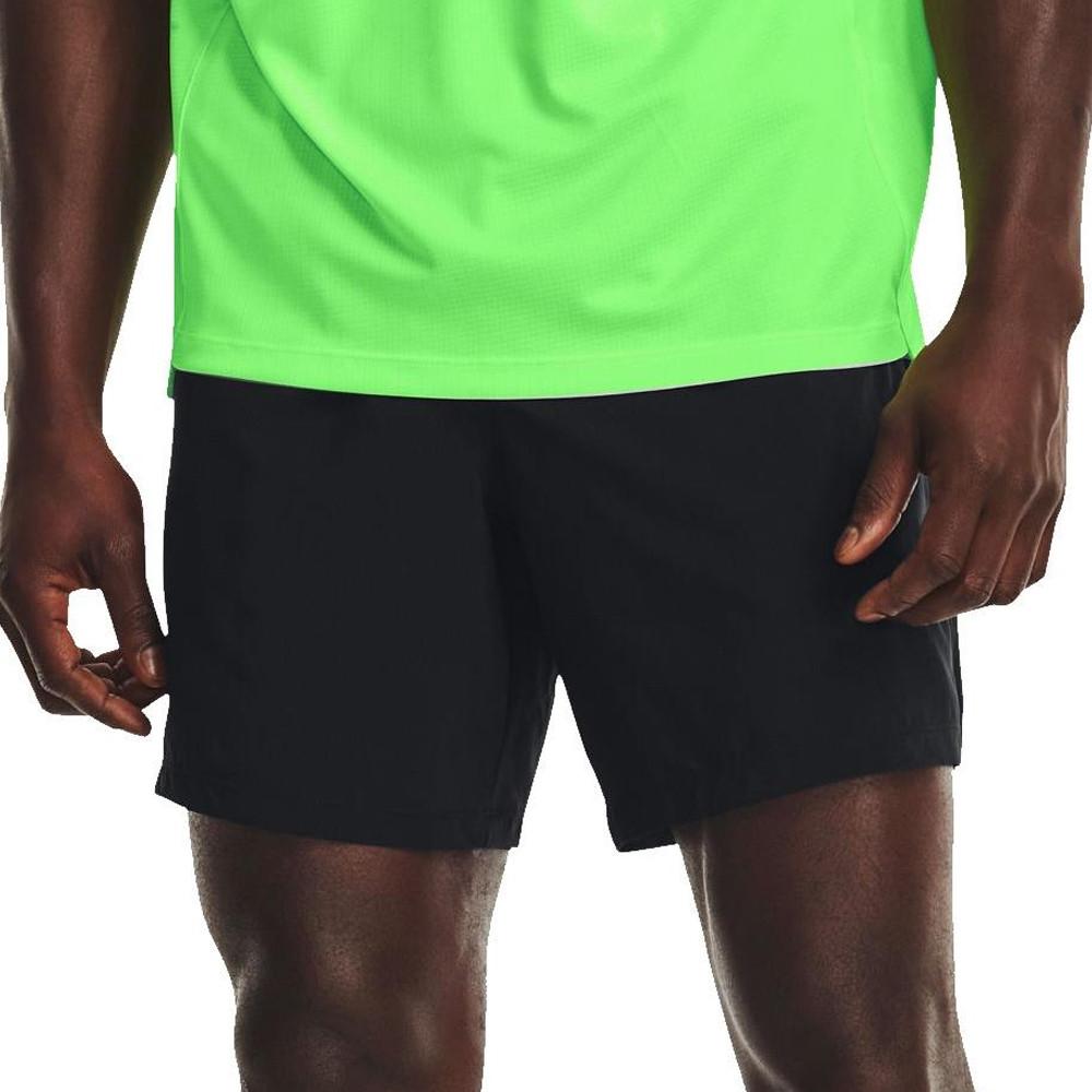 Short Noir Homme Under Armour Stride 2.0 pas cher