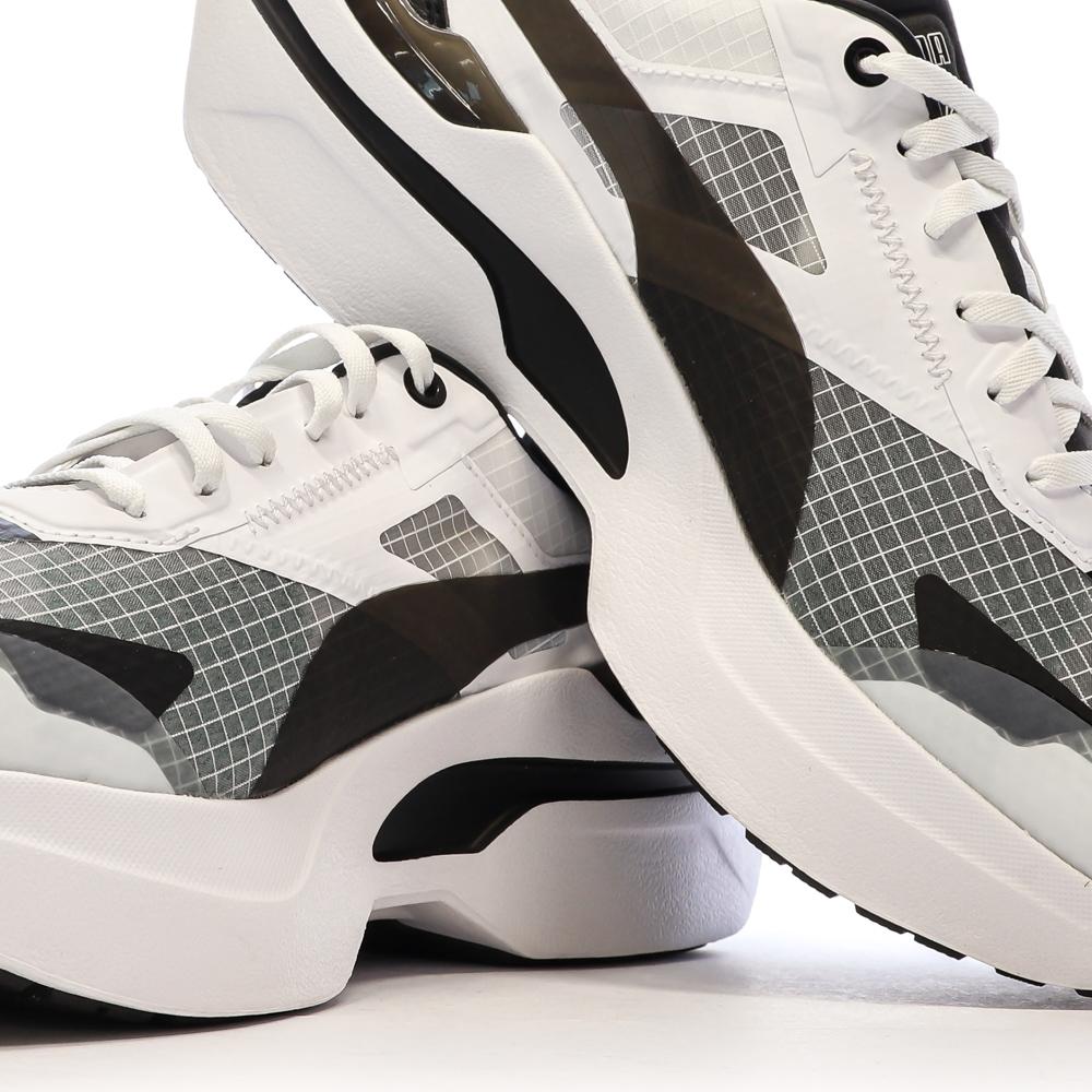 Baskets Blanches/Noires Garçon Puma Rider vue 7