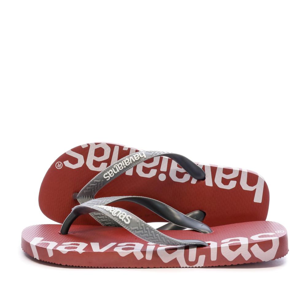 Tongs Rouge Mixte Havaianas 4145727 pas cher